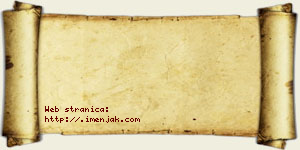 Jefimija Iličić vizit kartica